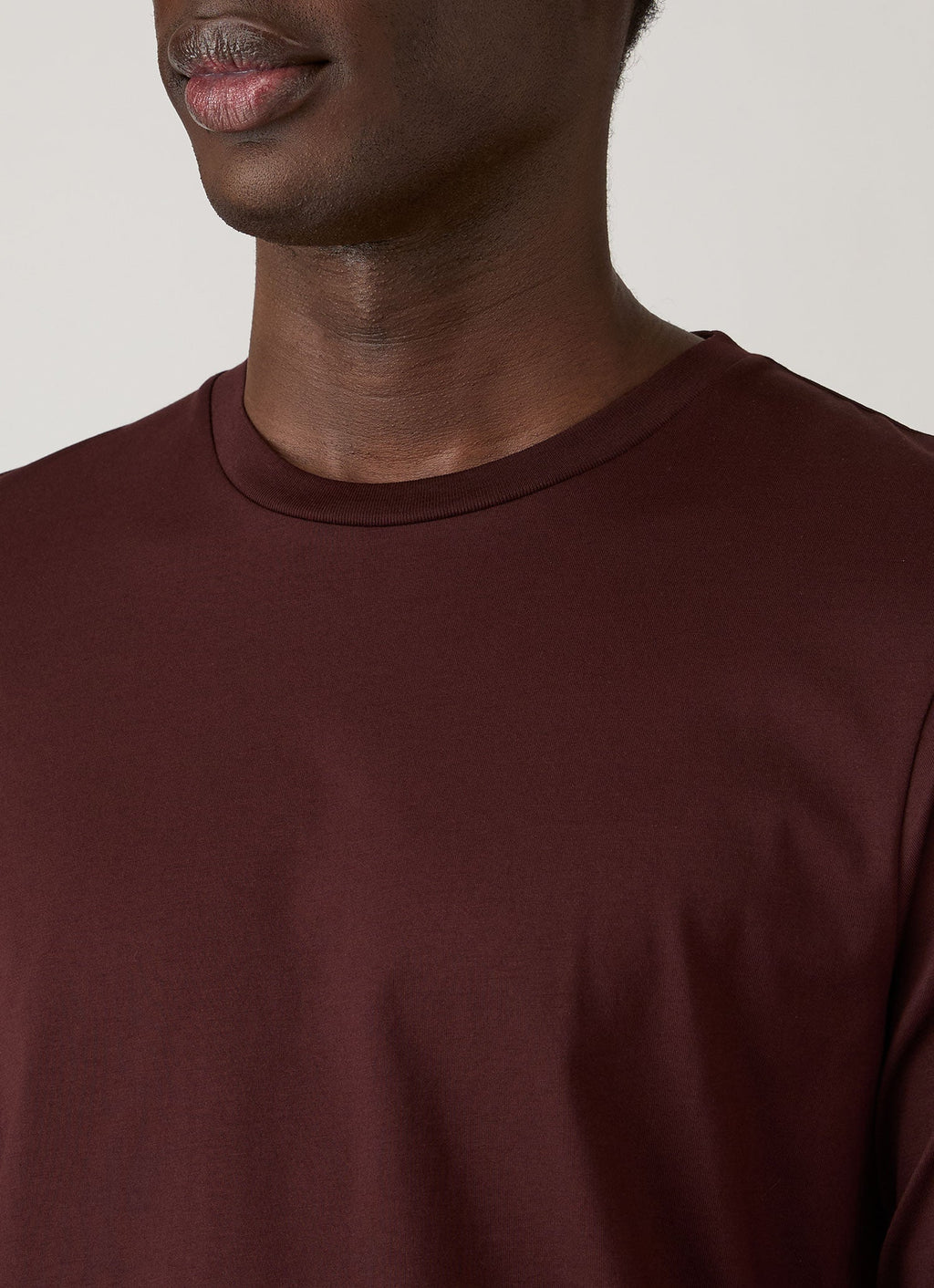 Men's Long Sleeve Riviera Midweight T-shirt in Bakelite