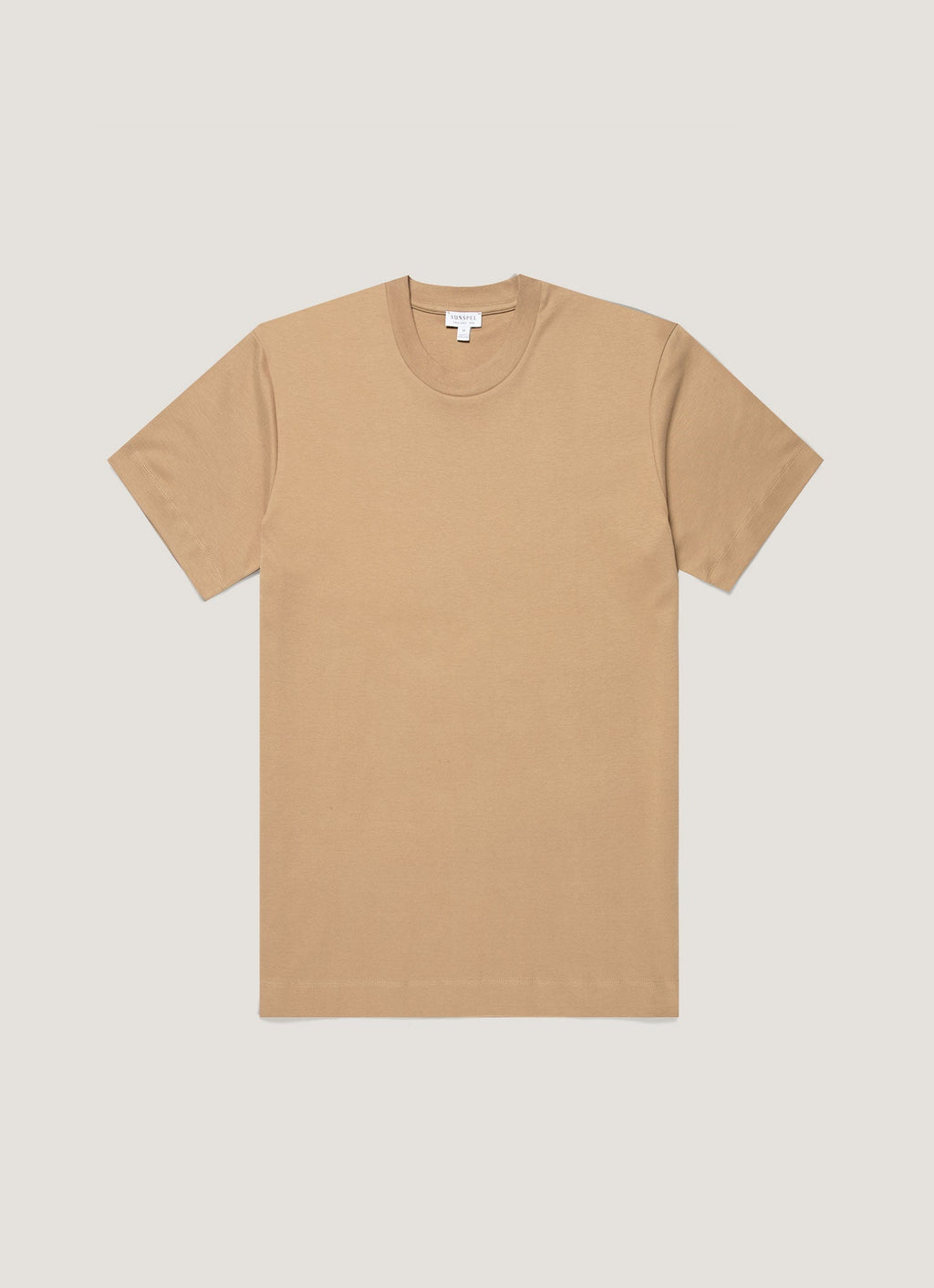 Men's Relaxed Fit Heavyweight T-shirt in Dark Beige