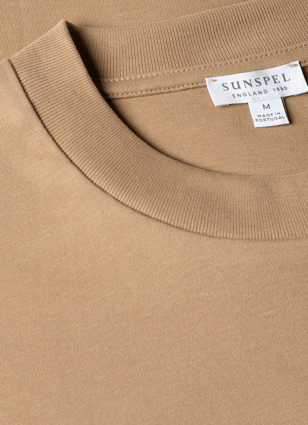 Men's Relaxed Fit Heavyweight T-shirt in Dark Beige