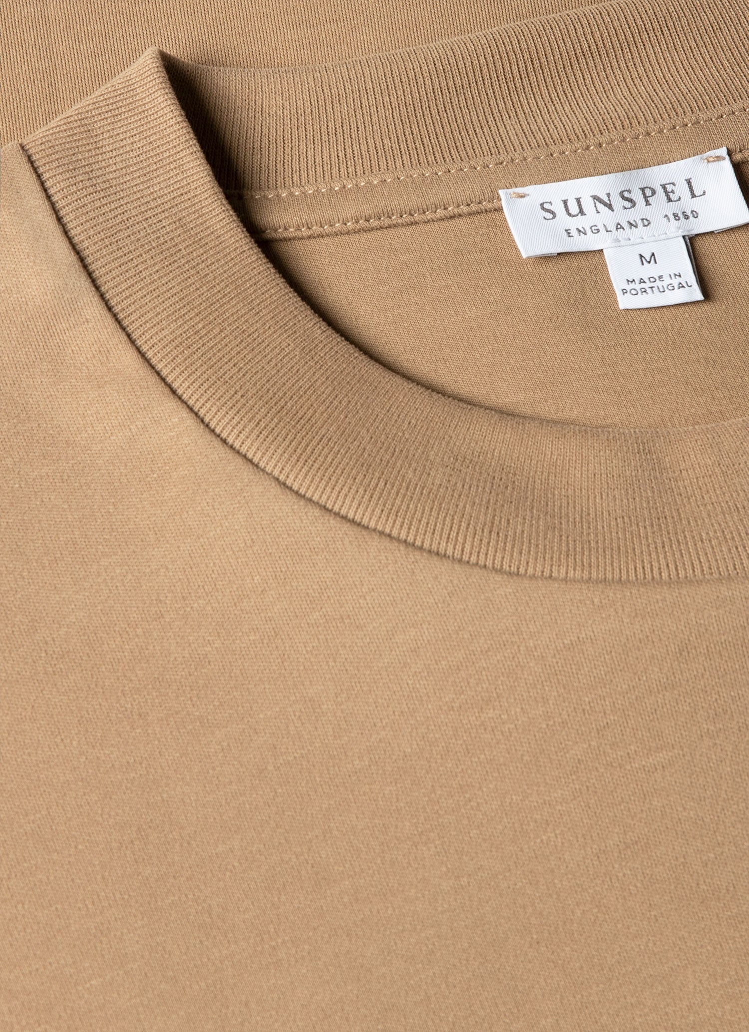 Men's Relaxed Fit Heavyweight T-shirt in Dark Beige