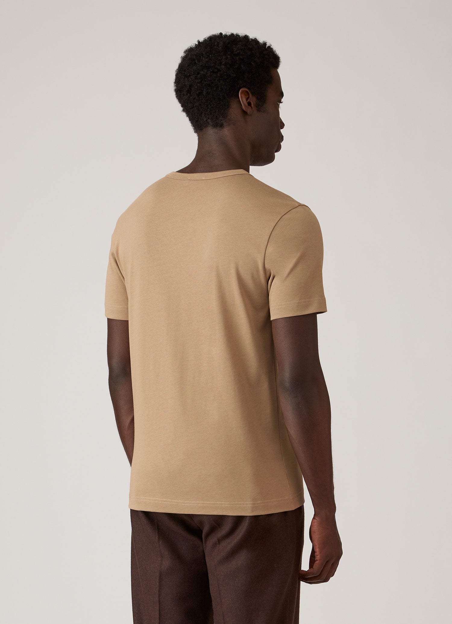 Men's Heavyweight Classic T-shirt in Dark Beige