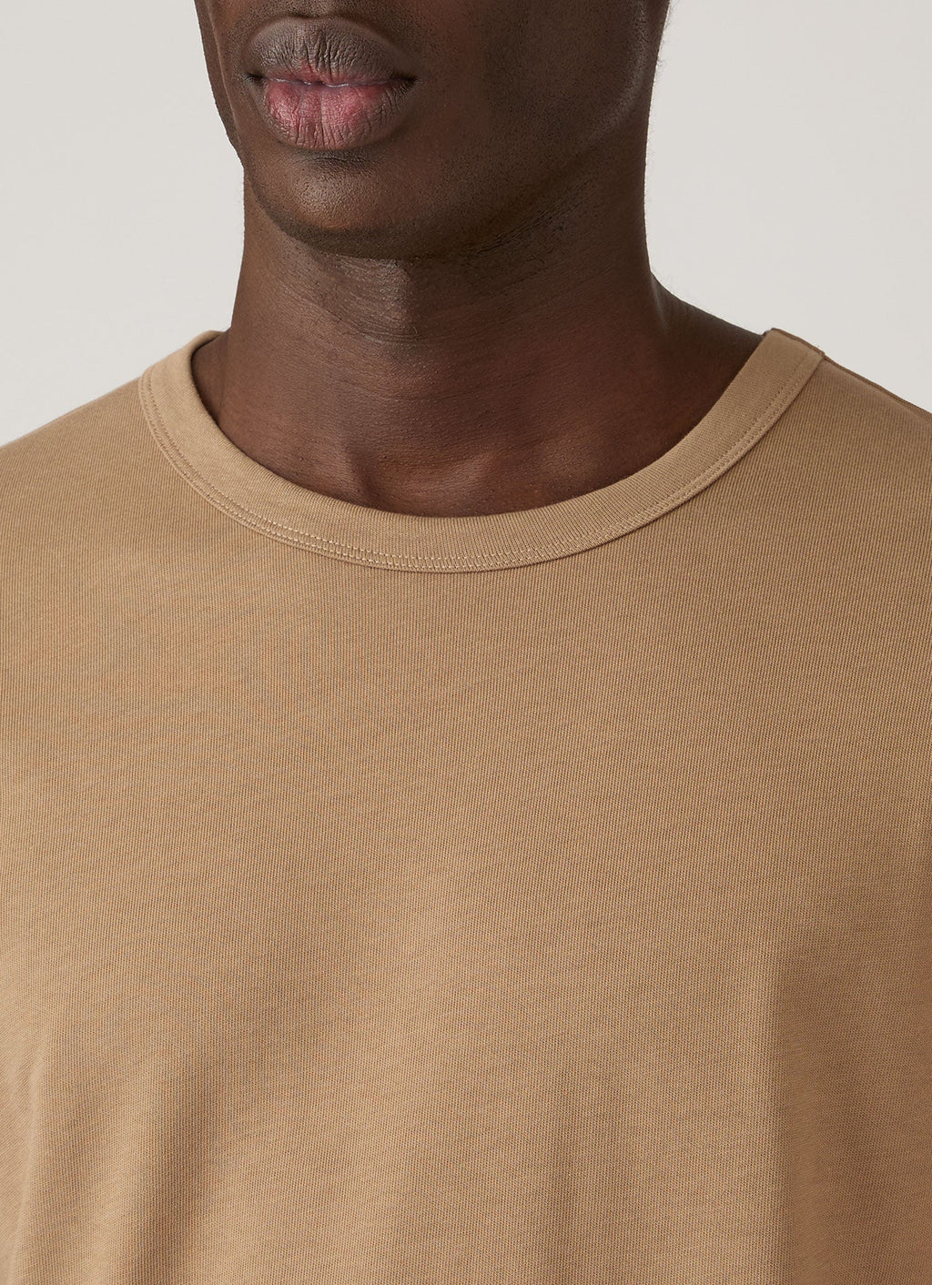 Men's Heavyweight Classic T-shirt in Dark Beige