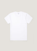 Men's Silk Cotton Cashmere T-shirt in White